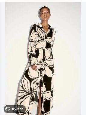 Zara | Dresses | Zara Black And White Sleeveless Maxi Dress | Poshmark